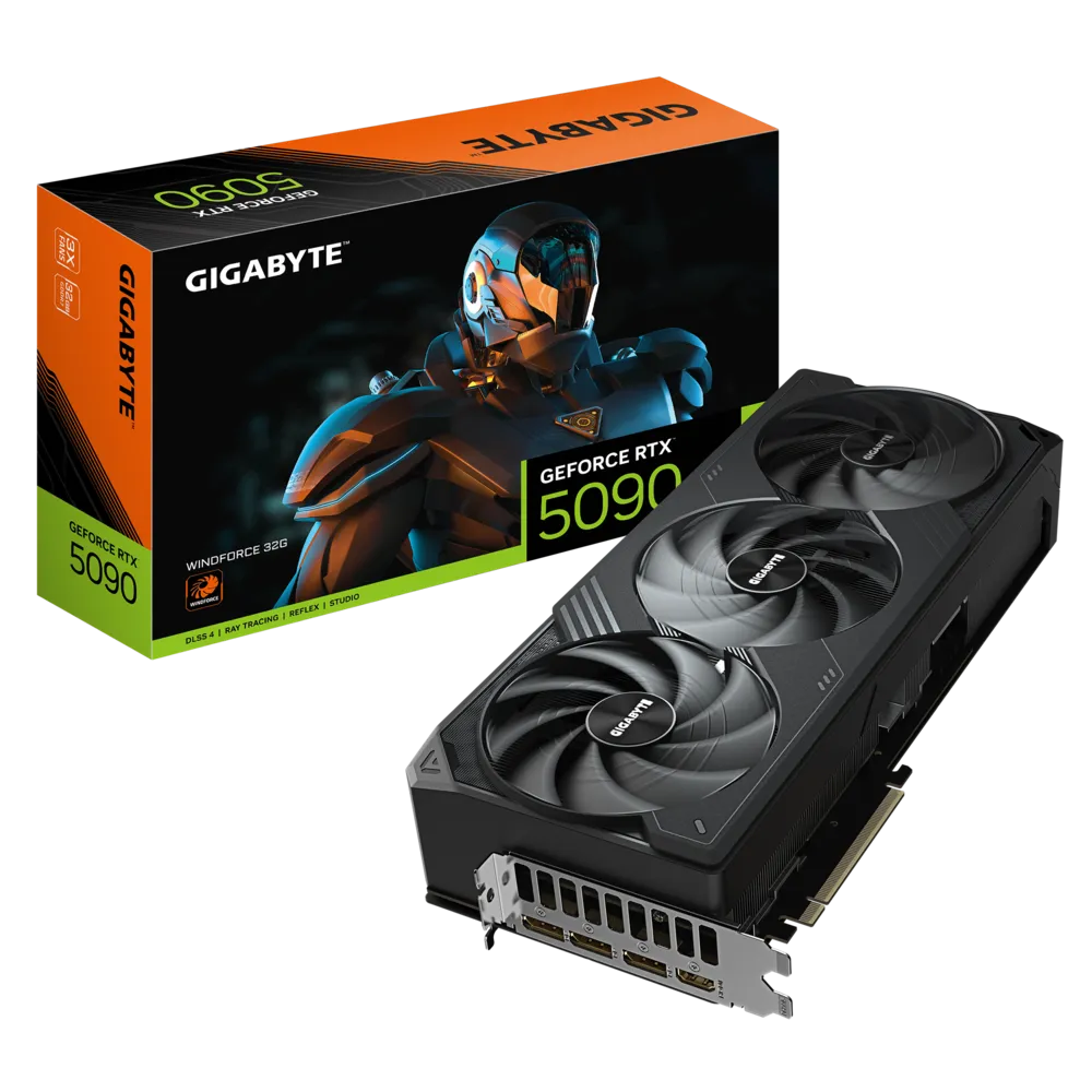 Gigabyte GeForce RTX 5090 WINDFORCE 32GB GDDR7 Graphics Card