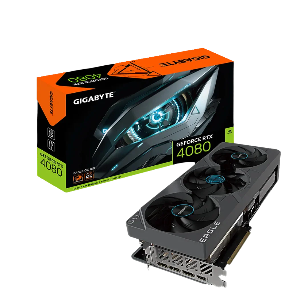 Gigabyte RTX 4080 Eagle OC 16GB Graphics Card, 2520 MHz Core Clock, 9728 CUDA Cores, 22.4 Gbps Memory Clock