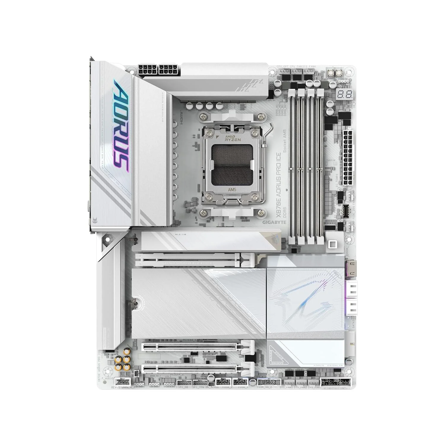 Gigabyte X870E AORUS Pro ICE Motherboard - Image 3