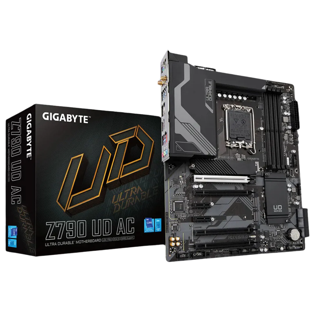 GIGABYTE Z790 UD AC ATX Motherboard with DDR5 7600(O.C.) Memory Support