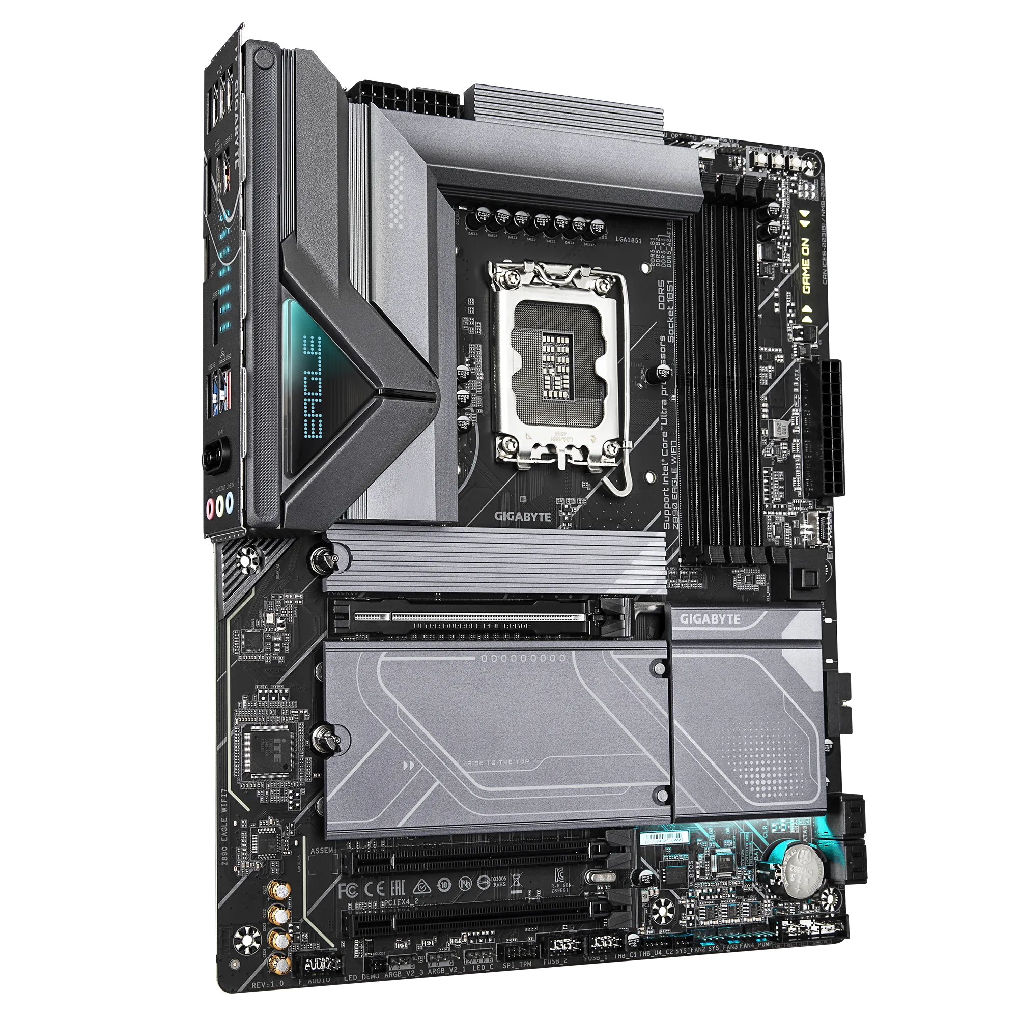 Gigabyte Z890 EAGLE WIFI7 LGA 1851 ATX Motherboard (Matte Black) - Image 4