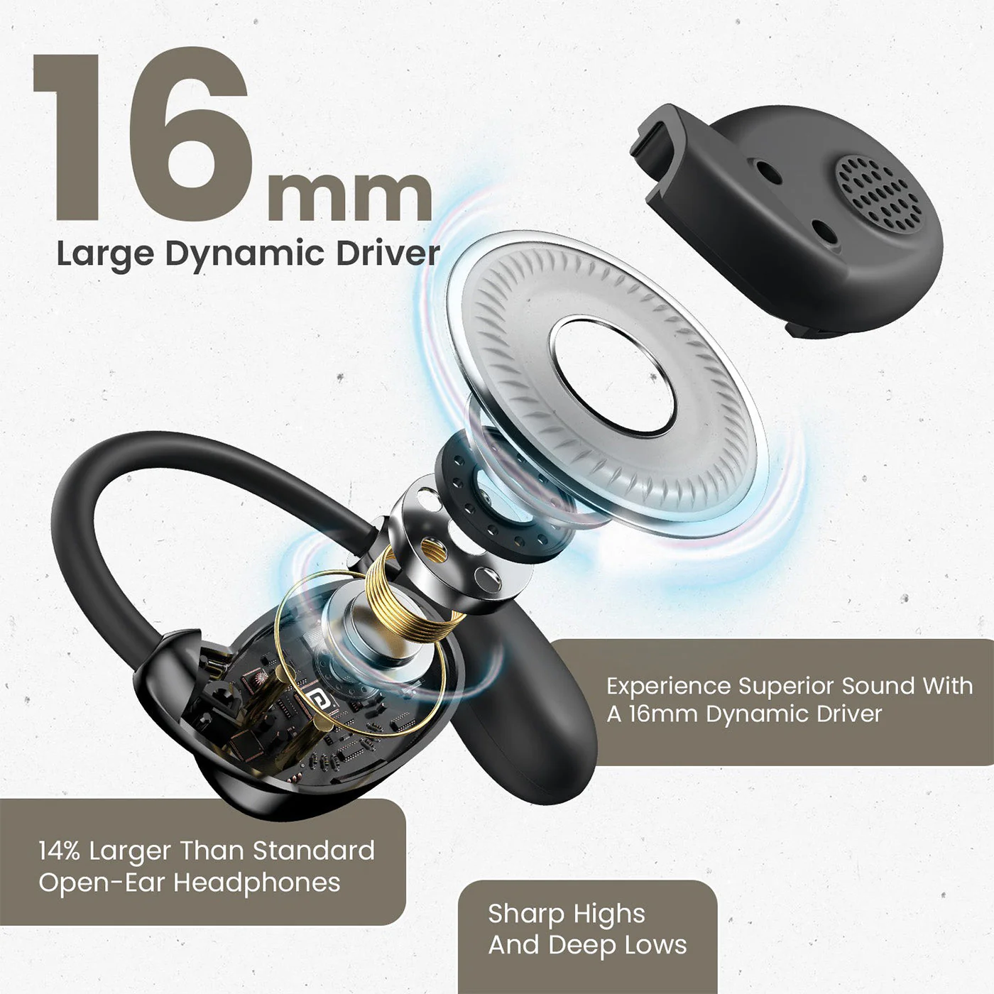 PORTRONICS Harmonics Twins 31 | Touch Control | Bluetooth 5.4V | Secure Ear Fit| Type C Fast Charging - Image 11