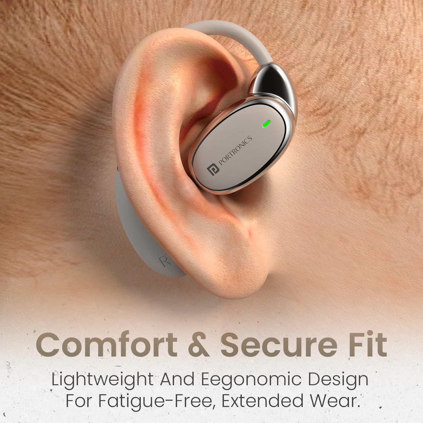 PORTRONICS Harmonics Twins 31 | Touch Control | Bluetooth 5.4V | Secure Ear Fit| Type C Fast Charging - Image 17