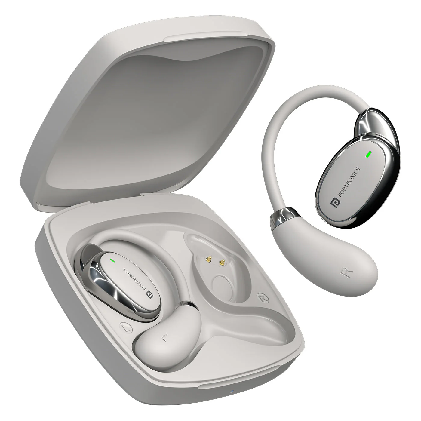 PORTRONICS Harmonics Twins 31 | Touch Control | Bluetooth 5.4V | Secure Ear Fit| Type C Fast Charging - Image 32
