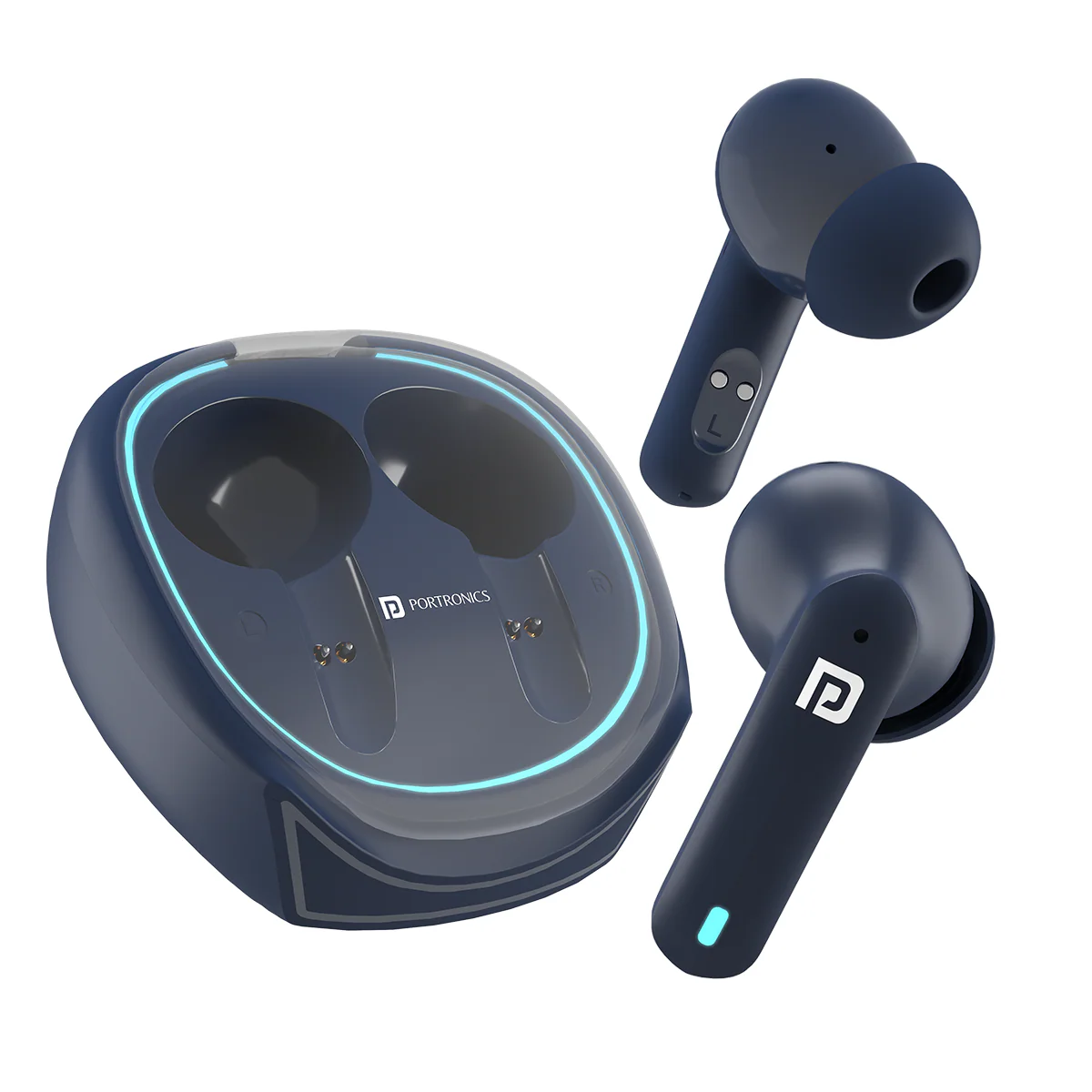 PORTRONICS Harmonics Twins S11 | Auto ENC | 30 Hour Playtime | Touch Control | 10mm Driver - Image 3