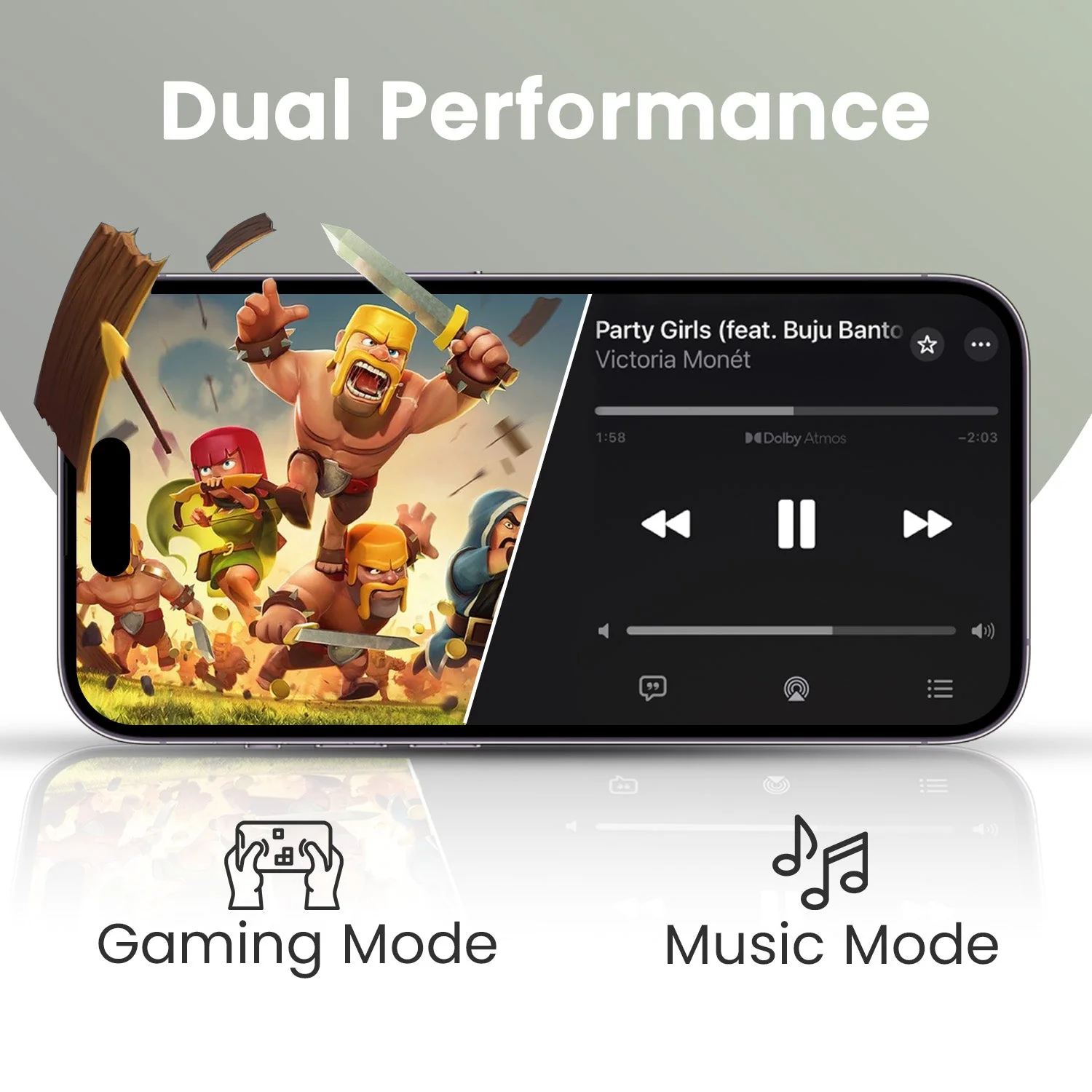 PORTRONICS Harmonics Twins S17 | Ergonomic Light Design | Game/Music Mode |10mm Dynamic Driver | Type C Fast Charging - Image 28