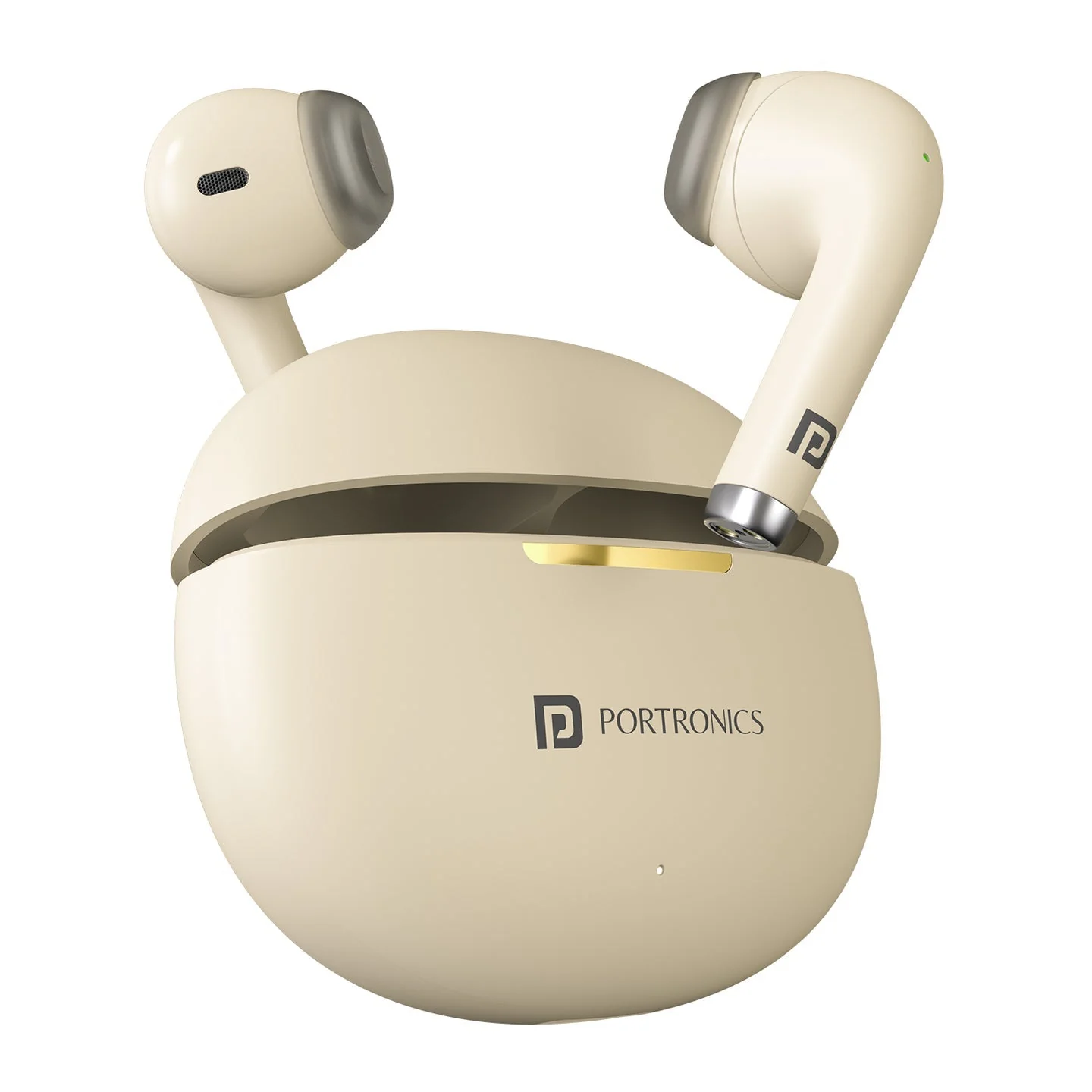 PORTRONICS Harmonics Twins S19 | Unique Earbuds Design | Game/Music Mode | Touch Control | Type C Fast Charging - Image 8