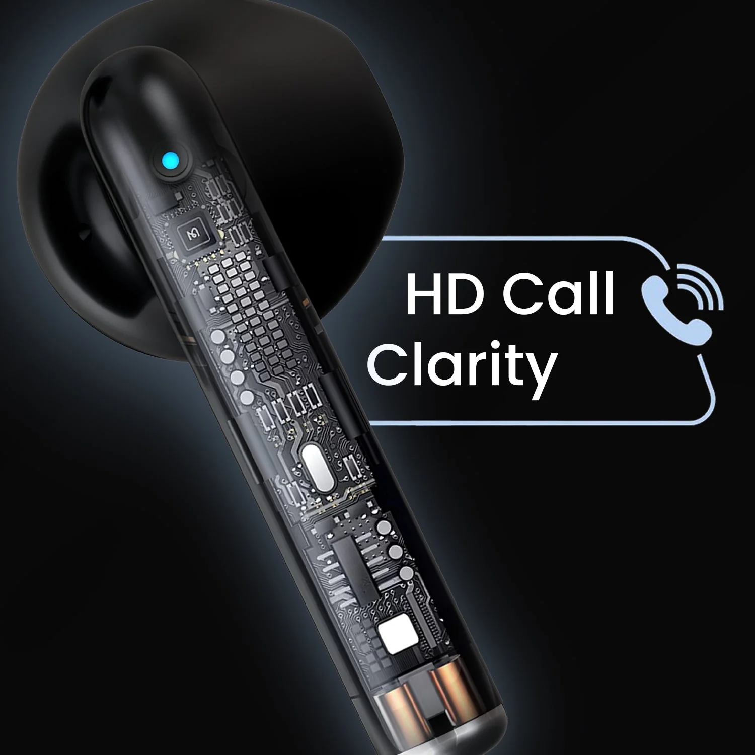 PORTONICS Harmonics Twins S20 | Gaming & Music Mode | 13mm Bass Dynamic Mode | Touch Control | Type C Fast Charging - Image 15
