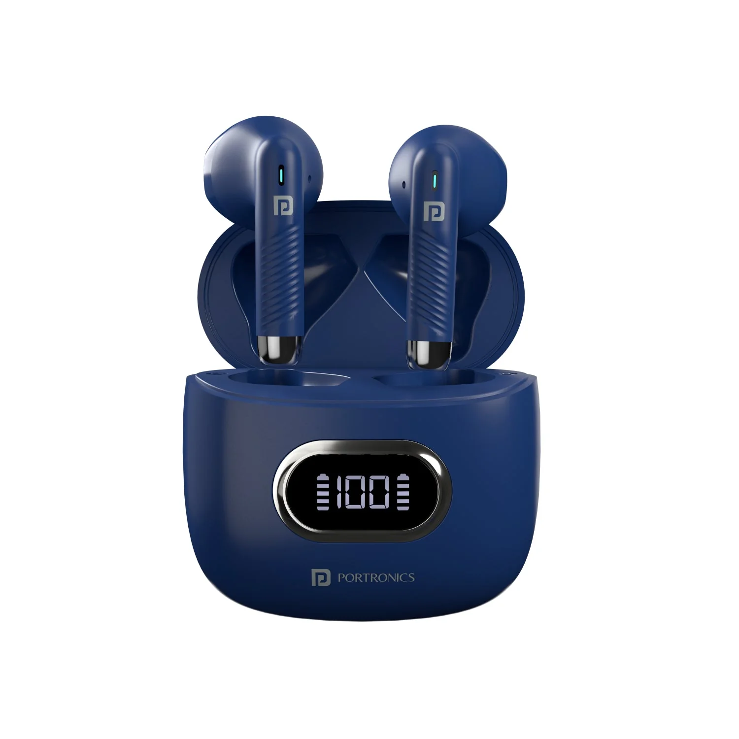 PORTRONICS Harmonics Twins S9 30 Hour Playtime Digital Display | | Touch Control | 13mm Driver - Image 5