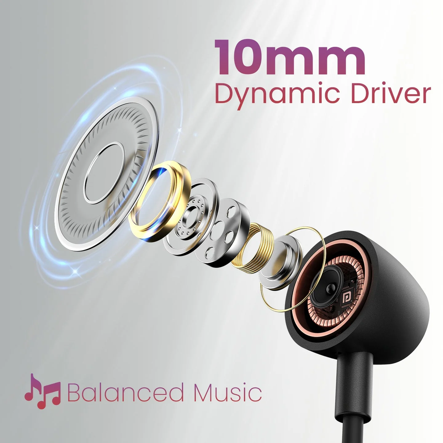 PORTRONICS Harmonics Z9 Wireless Stereo Headset 40 Hour playtime| Metallic Finish | Game/Music Model | Type C Fast Charging | Dual Pairing - Image 27
