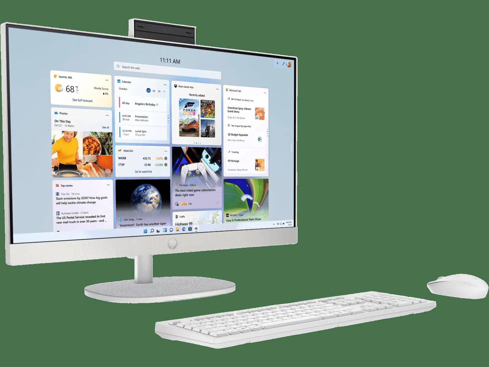 HP All In One PC, Intel Core Ultra 5, Intel UHD Graphics, 16GB, 1TB SSD, 27" FHD, 27-CR1027IN - Image 3