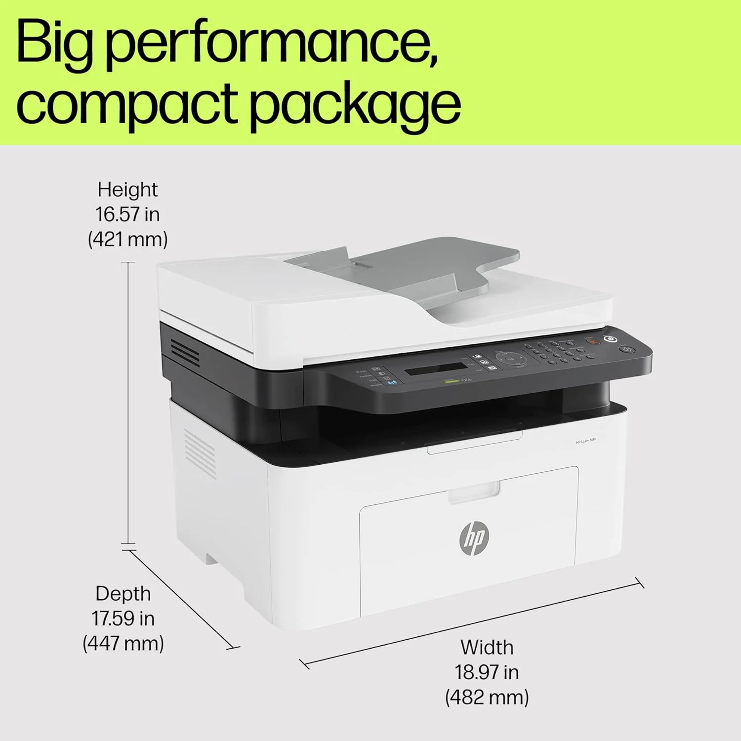 HP Laser 1188FNW MFP ADF Printer | Print, Copy, Scan and Fax for Home and Office - Image 3