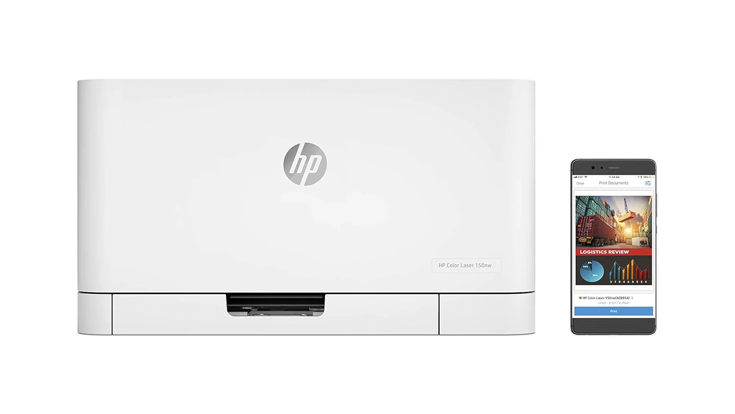 HP LaserJet Colour 150 NW SFP Printer | Copy, and Scan for Home and Office - Image 2