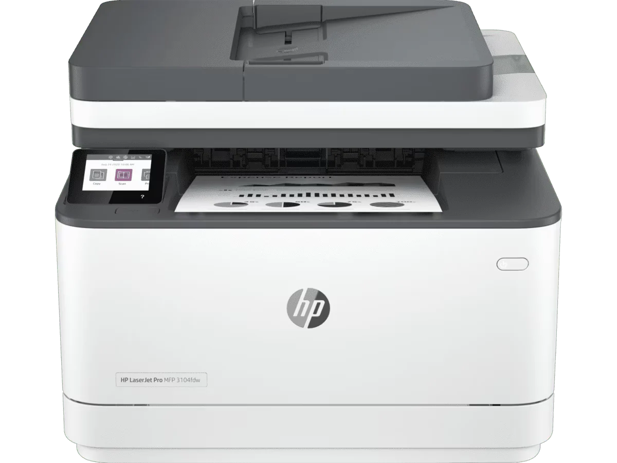 HP LaserJet Pro 3104FDN MFP Printer | Print, Copy, Scan, fax, ADF and Duplex for Home and Office