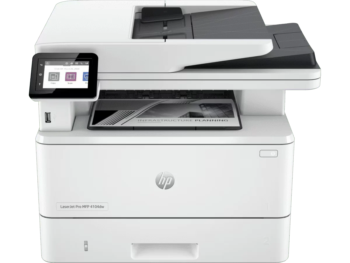 HP LaserJet Pro 4104DW MFP Printer | Print, Copy and Scan for Home and Office