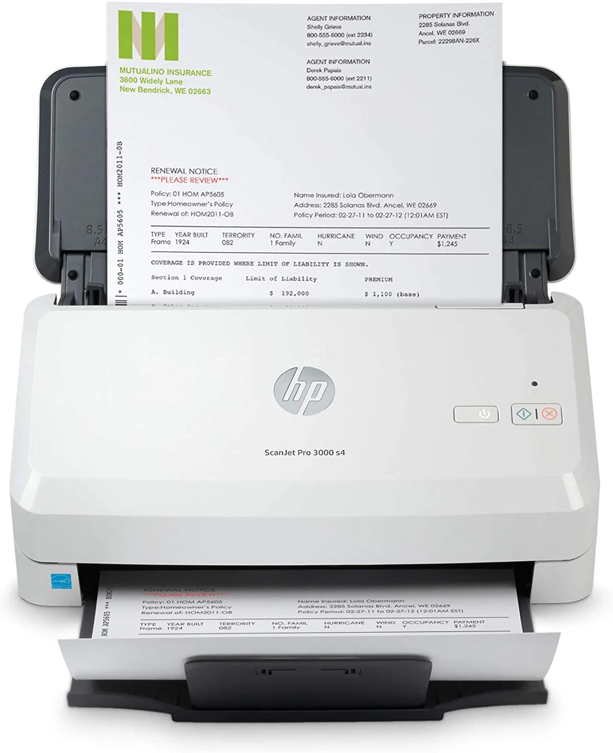 HP ScanJet Pro 3000 S4 Document Scanner | Fast 2-Sided Scanning with ADF for Home and Office