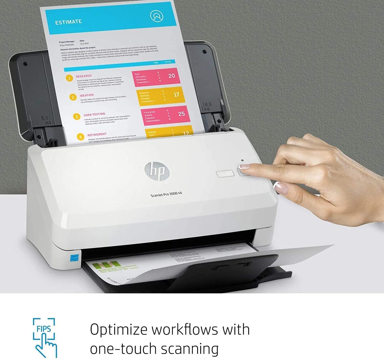 HP ScanJet Pro 3000 S4 Document Scanner | Fast 2-Sided Scanning with ADF for Home and Office - Image 4