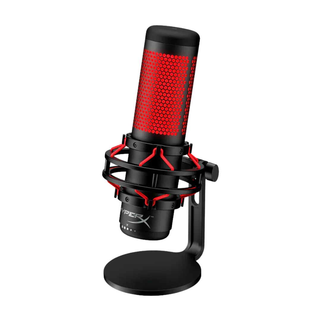 HyperX QuadCast USB Condenser Microphone - Gaming Unidirectional Stereo Mic for PC, PS4, Mac - Image 2