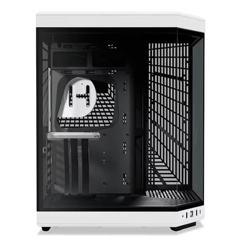Hyte Y70 Panoramic E-ATX Mid Tower Cabinet (Black and White) - Image 4