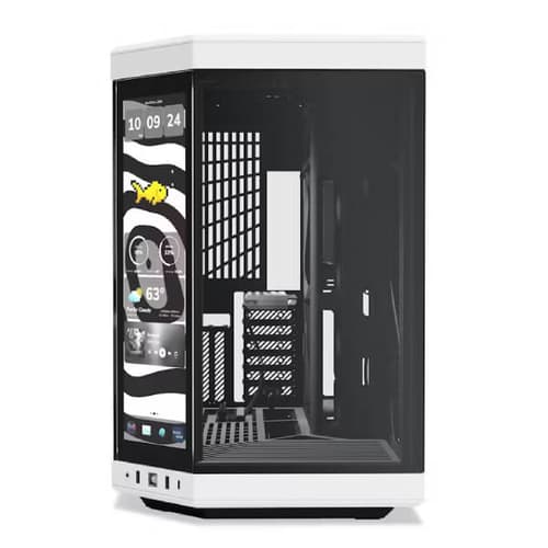 Hyte Y70 touch infinite Panoramic E-ATX Mid Tower Cabinet (Panda) - Image 2