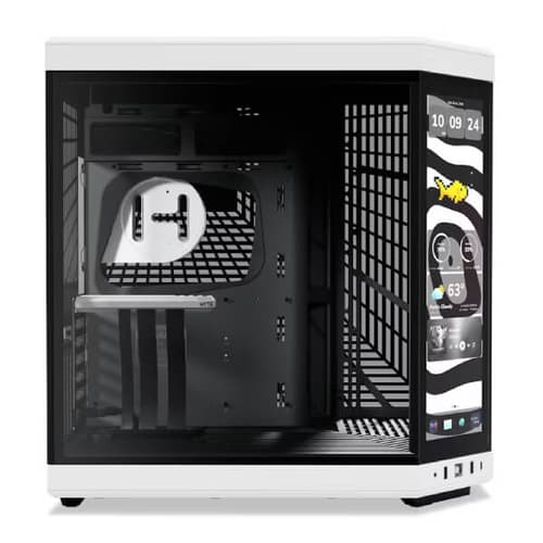 Hyte Y70 touch infinite Panoramic E-ATX Mid Tower Cabinet (Panda) - Image 4