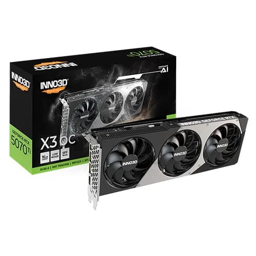 INNO3D GeForce RTX 5070 Ti X3 OC 16GB DDR7 Graphics Card