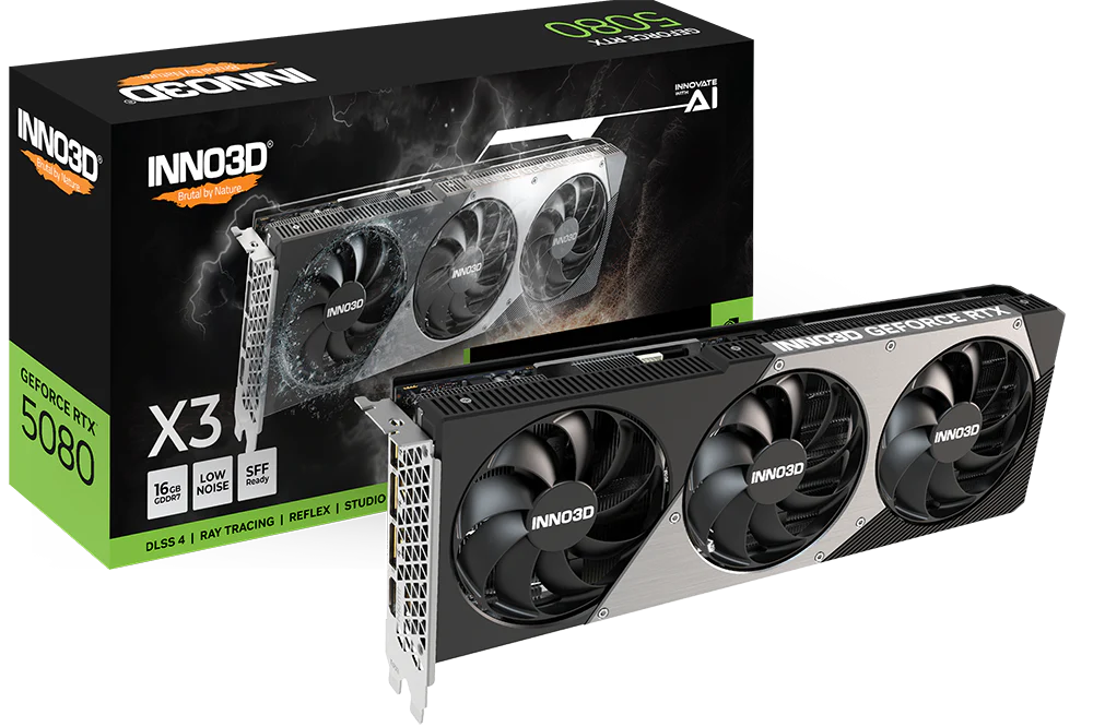 INNO3D GEFORCE RTX 5080 X3 16GB GDDR7 Graphics Card - Image 4