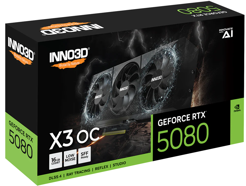 INNO3D GEFORCE RTX 5080 X3 OC 16GB GDDR7 Graphics Card - Image 3
