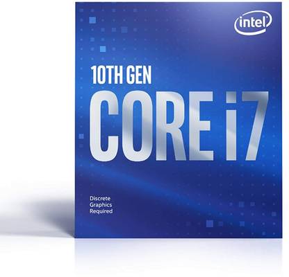 Intel Core i7-10700F 8-Core Desktop Processor, 16 Threads, 2.9GHz Base Frequency, 4.8GHz Turbo Boost, 16MB Cache, No Integrated Graphics, LGA-1200 Socket, 14nm Fabrication, DDR4-2933 Memory Support, 65W TDP - Image 3