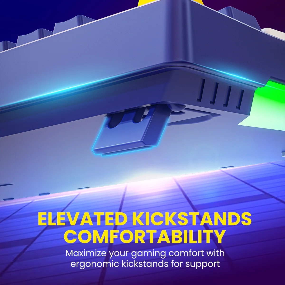 PORTRONICS K2 Keyboard Wired Mechanical Gaming Keyboard | Red Linear Switches | Dynamic Lighting Effects | 5m Long Cable | Anti-Ghosting Keys - Image 15