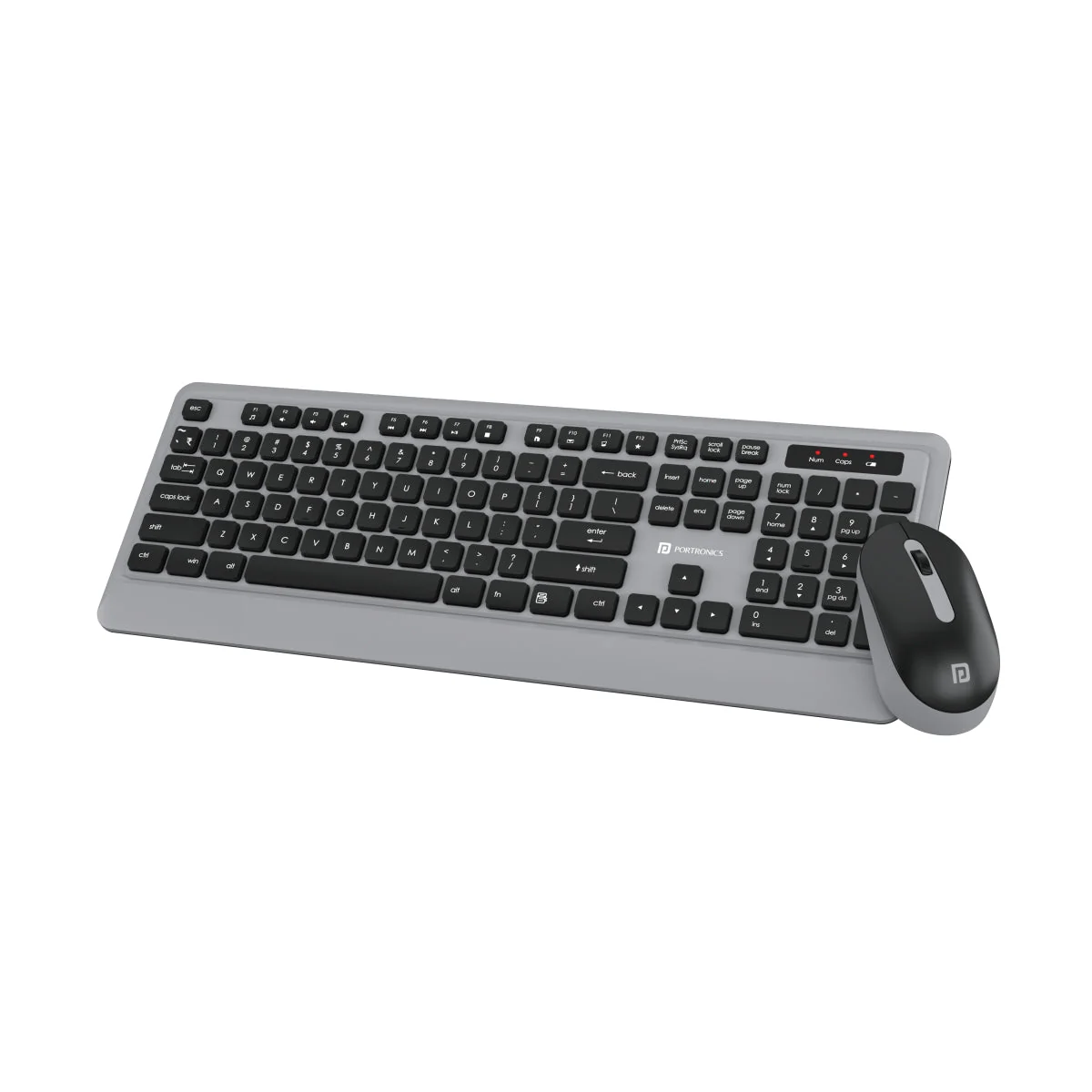PORTRONICS Key 5 Combo Wireless Keyboard & Mouse 2.4 GHz Wireless | Adjustable DPI Mouse | Full-Layout Keyboard | Single USB Receiver - Image 7