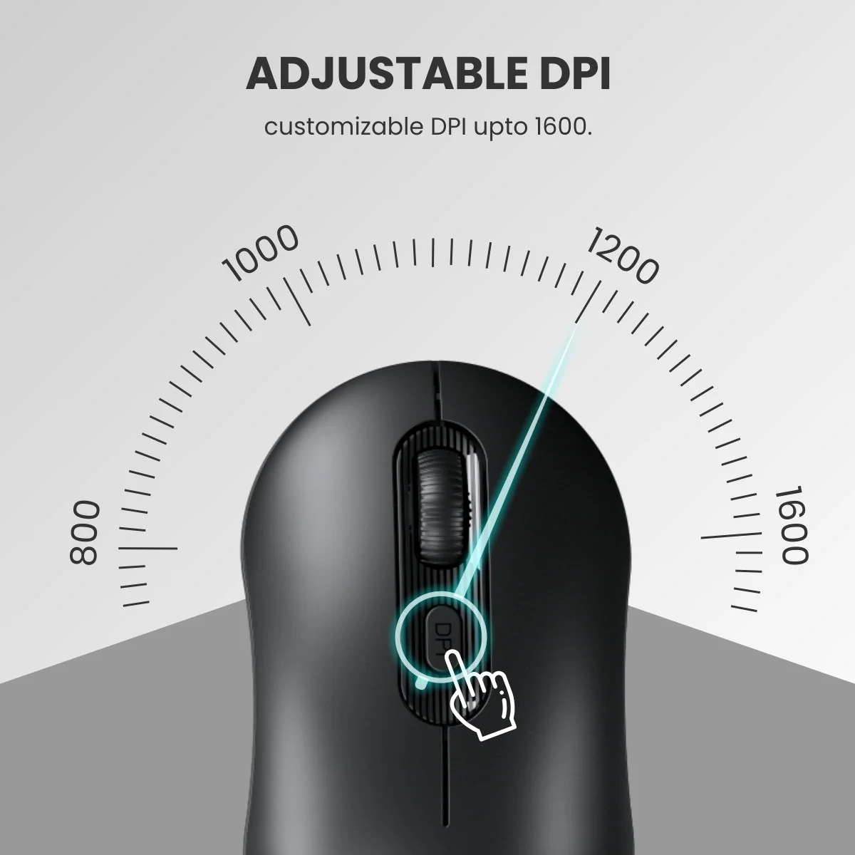 PORTRONICS Key 6 Combo Wireless Keyboard & Mouse | 2.4 GHz Wireless | Adjustable DPI Mouse | Full-Layout Keyboard | Round Keycaps - Image 21