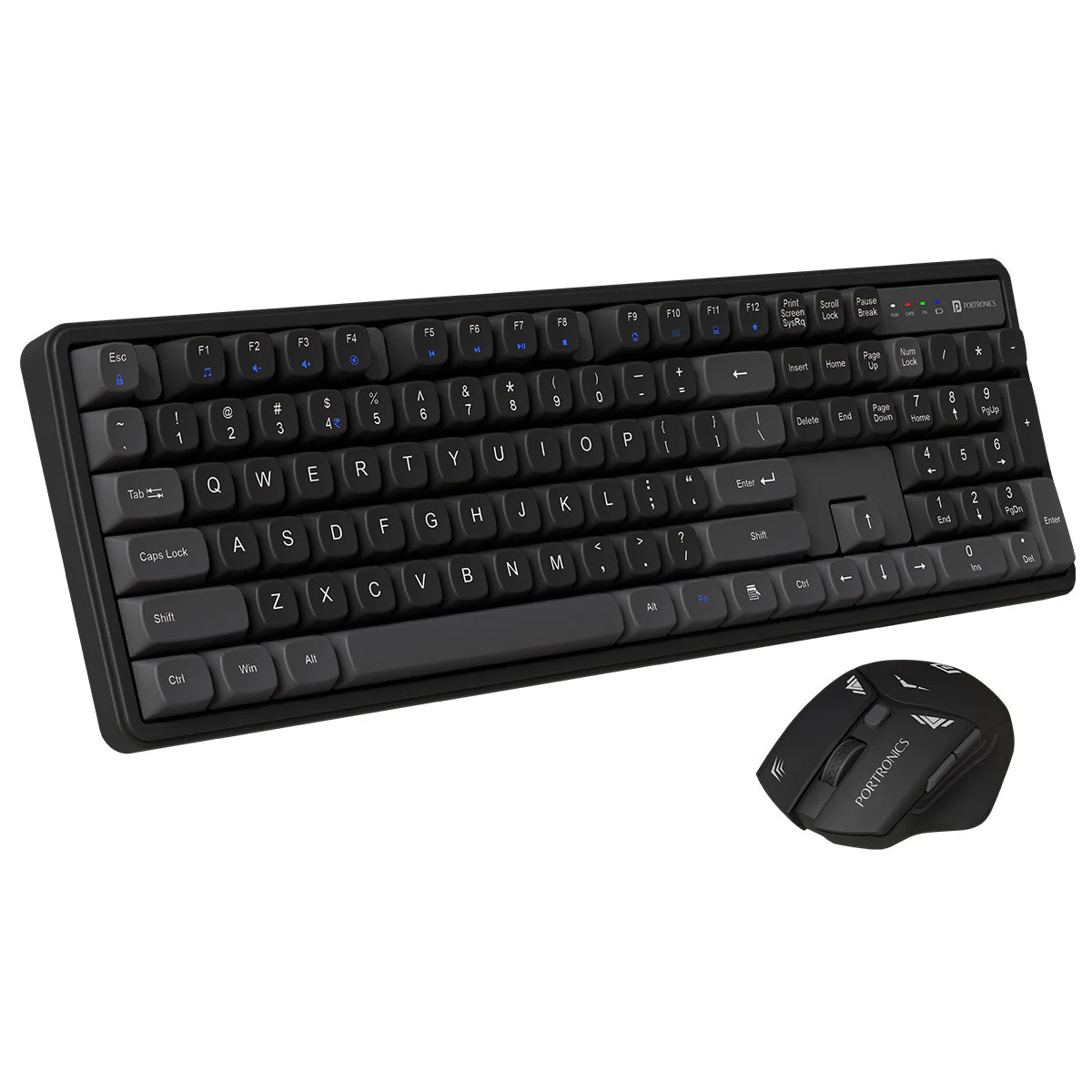PORTRONICS Key 9 Combo Wireless Keyboard & Mouse Combo | Wireless Receiver | Noise-free Typing | Ergonomic Mouse | Adjustable DPI - Image 7
