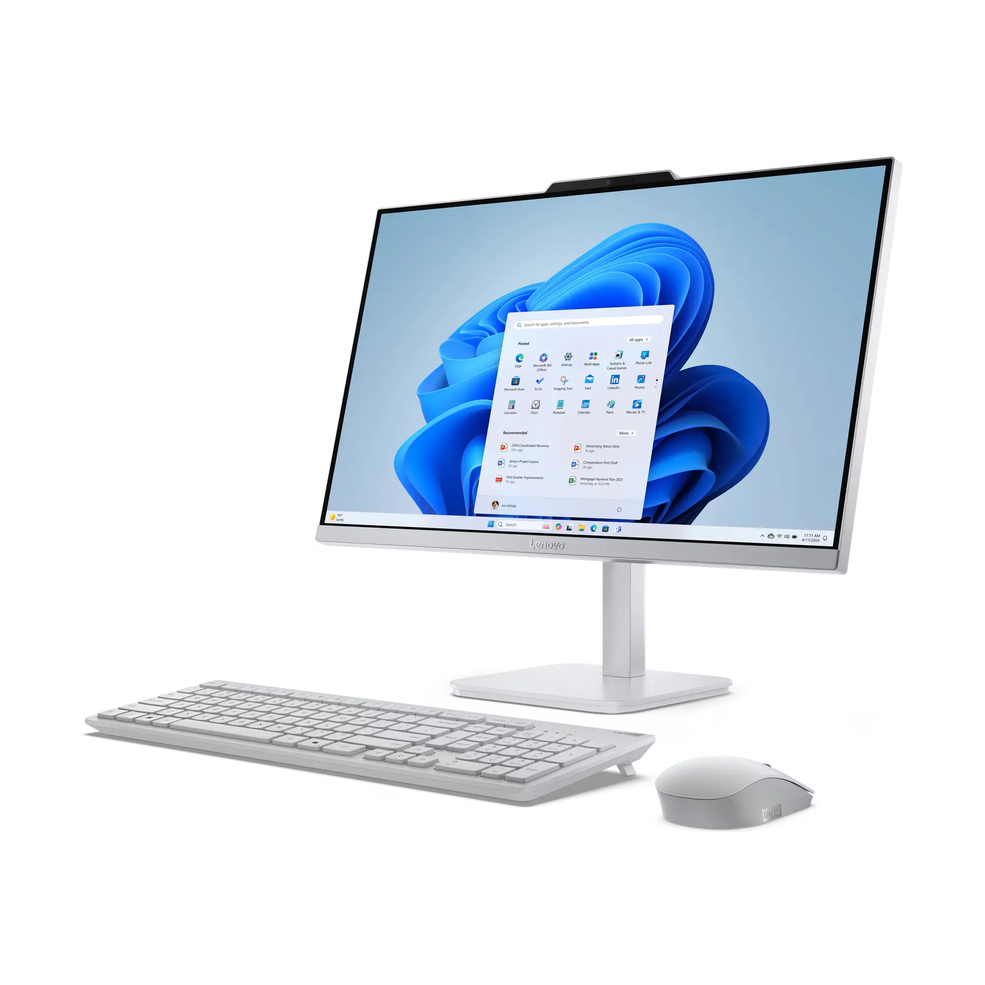 Lenovo A100 All in one Intel Core i3-N305, 8GB DDR4-3200, 512GB SSD, 23.8" FHD, F0J6005GIN - Image 3