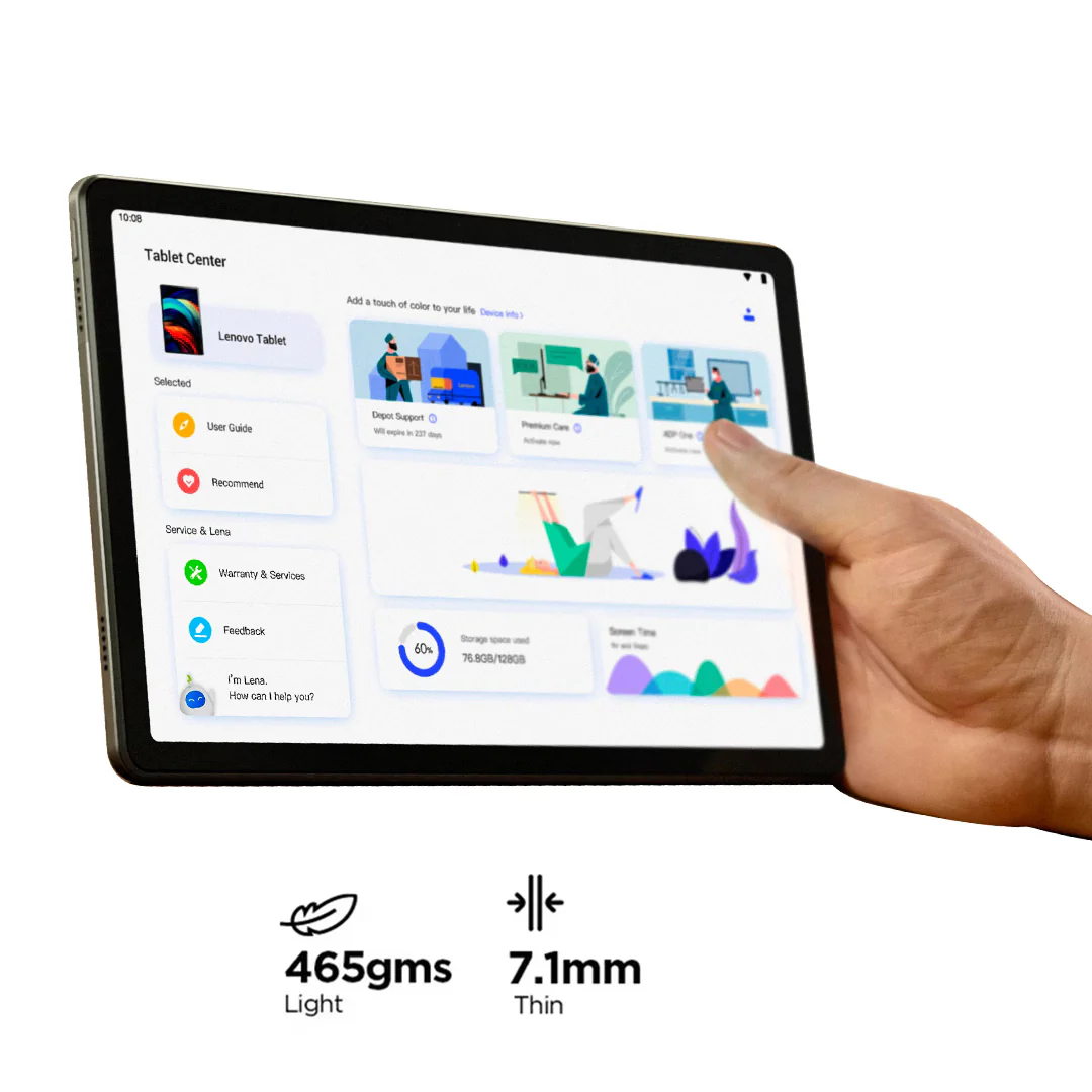 Lenovo Tab K11 TB 330XU 8GB RAM, 128GB STORAGE, 4G + Wi-Fi, ZADG0033IN - Image 5