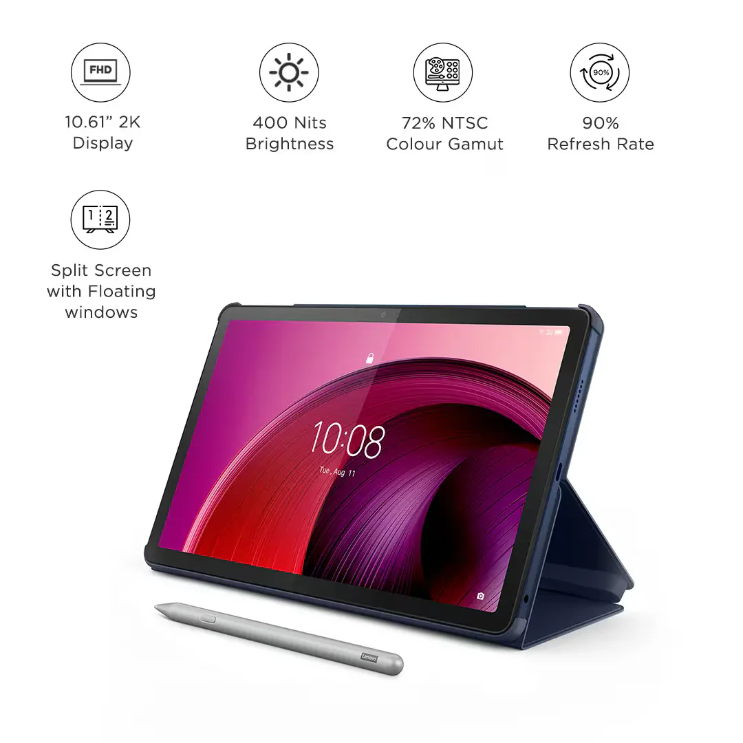 Lenovo TB360ZU-M10 5G, 6 GB RAM, 128 GB STORAGE, 5G + Wi-Fi,  ZACT0030IN - Image 4