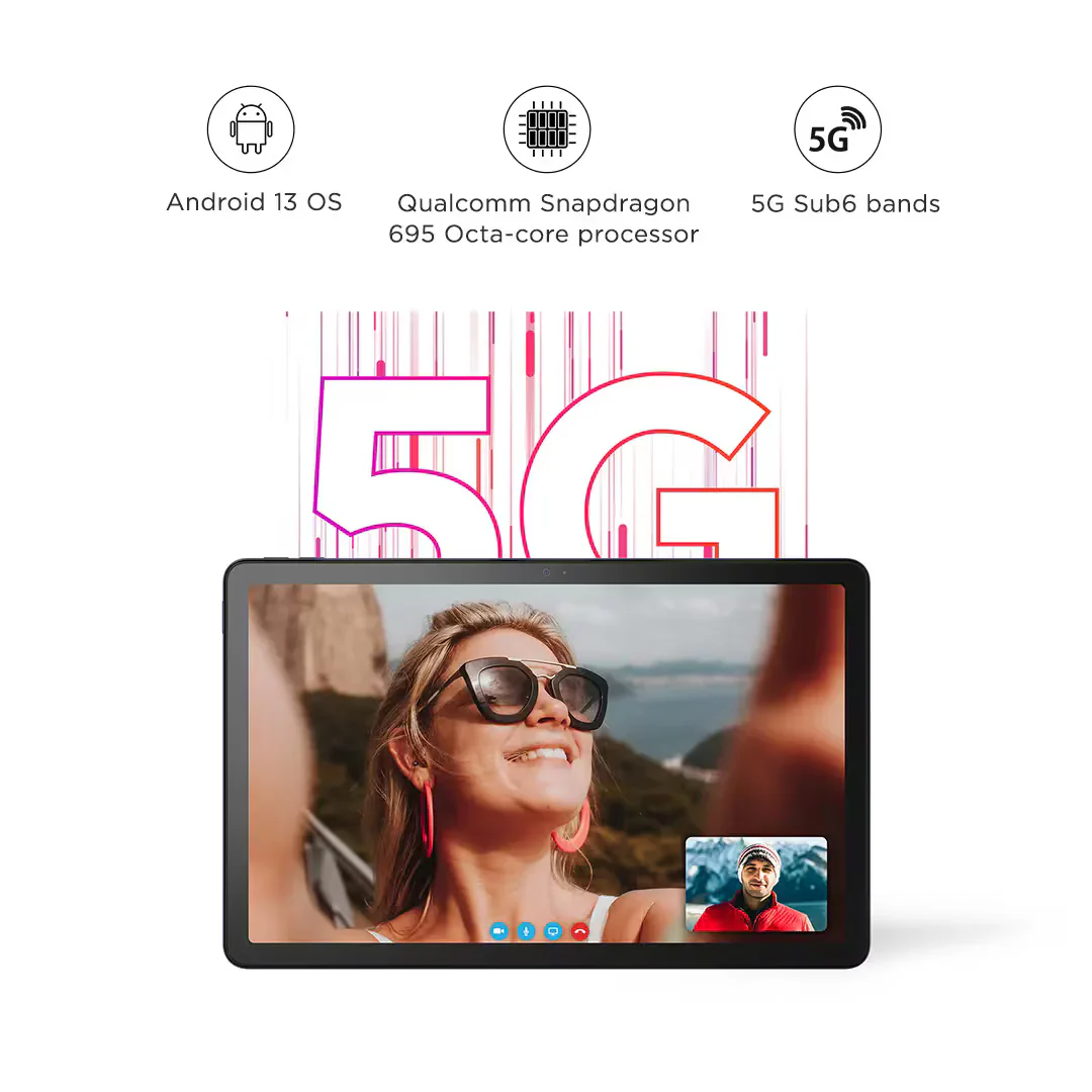 Lenovo TB360ZU-M10 5G, 6 GB RAM, 128 GB STORAGE, 5G + Wi-Fi,  ZACT0030IN - Image 6