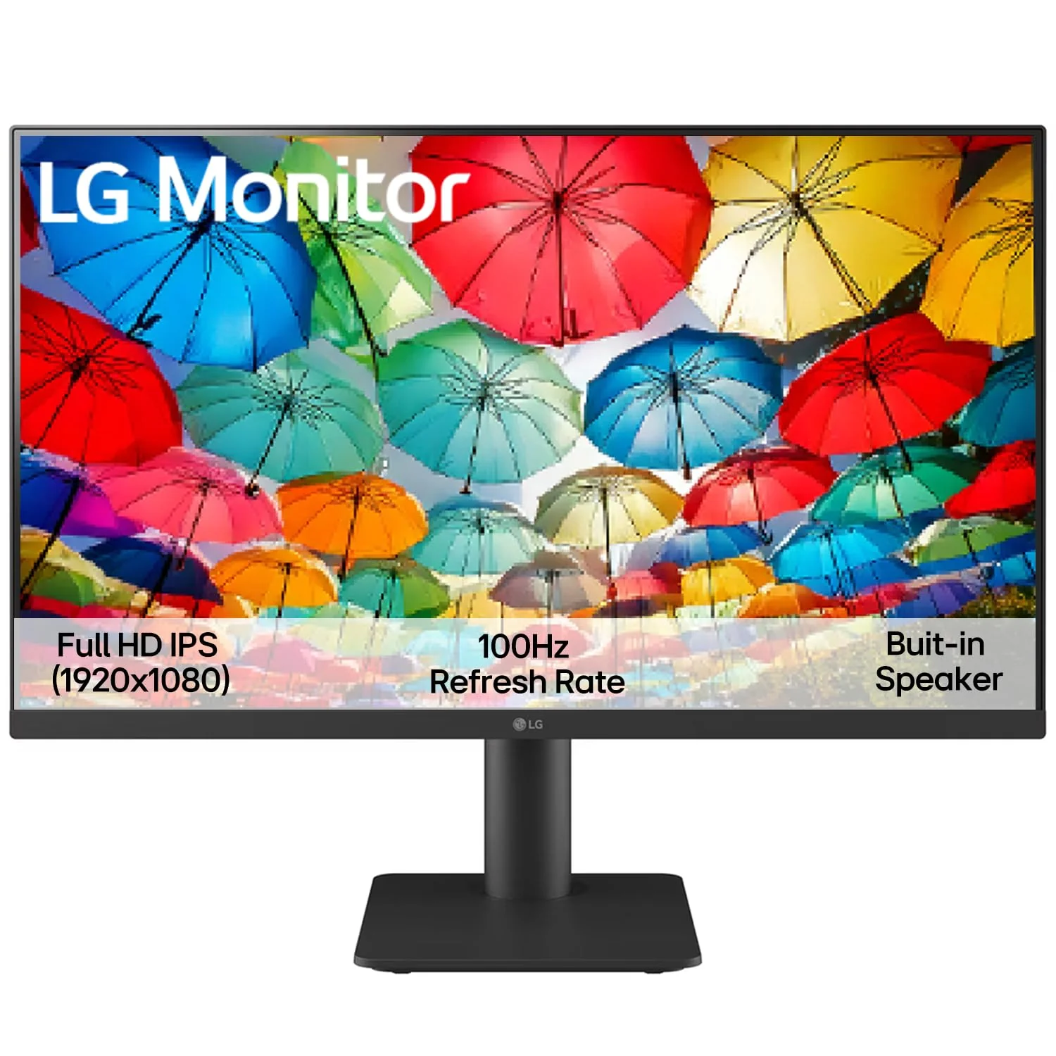 LG 24MS550B 24" FHD IPS/100Hz/Black Office Monitor