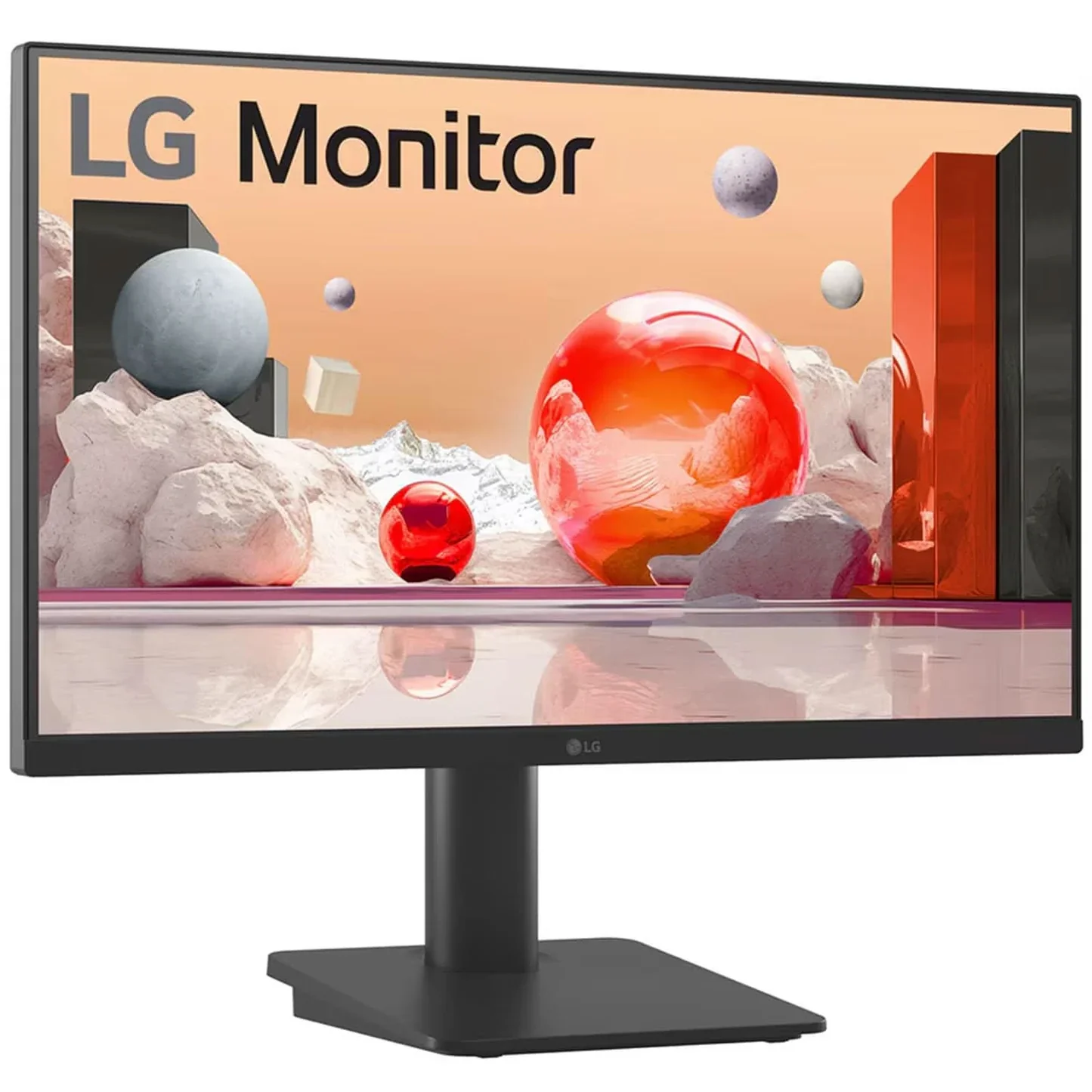 LG 24MS570B 24" FHD IPS/100Hz/Black Office Monitor - Image 2