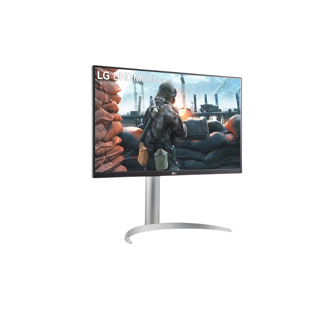 LG 27UP650 4K IPS 60Hz Monitor White 2*HDMI/DP/Height Adj/Pivot