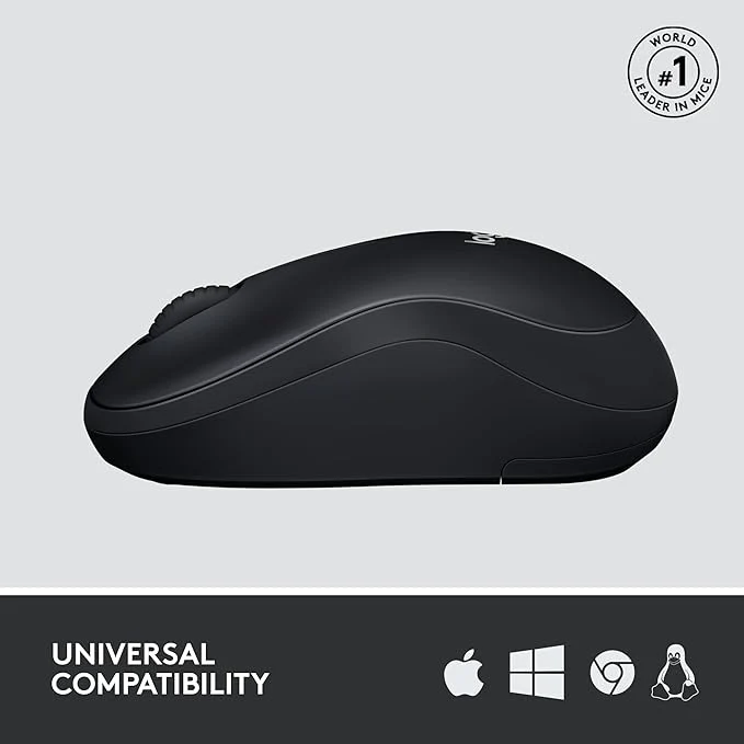Logitech M220 Silent Black Wireless Mouse - Image 5