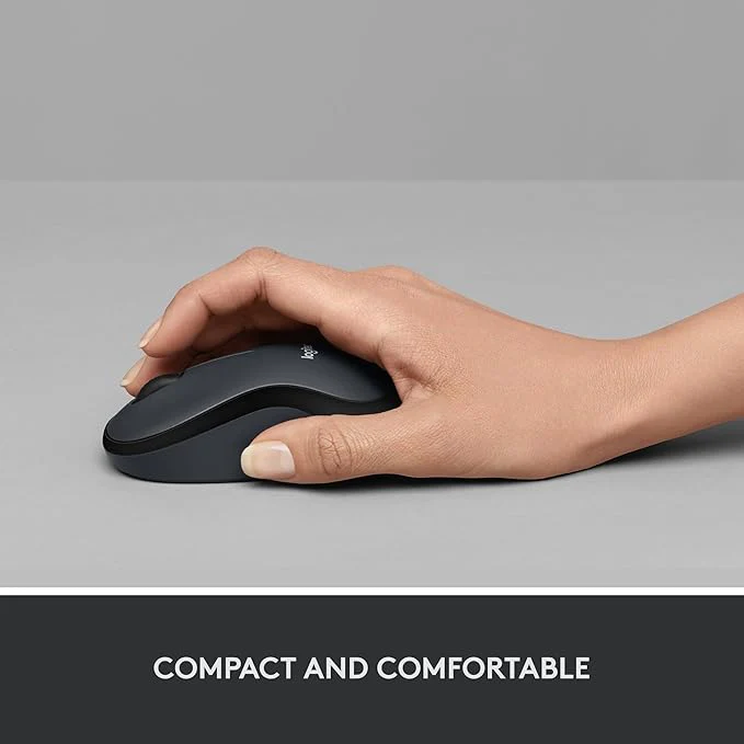 Logitech M220 Silent Black Wireless Mouse - Image 7