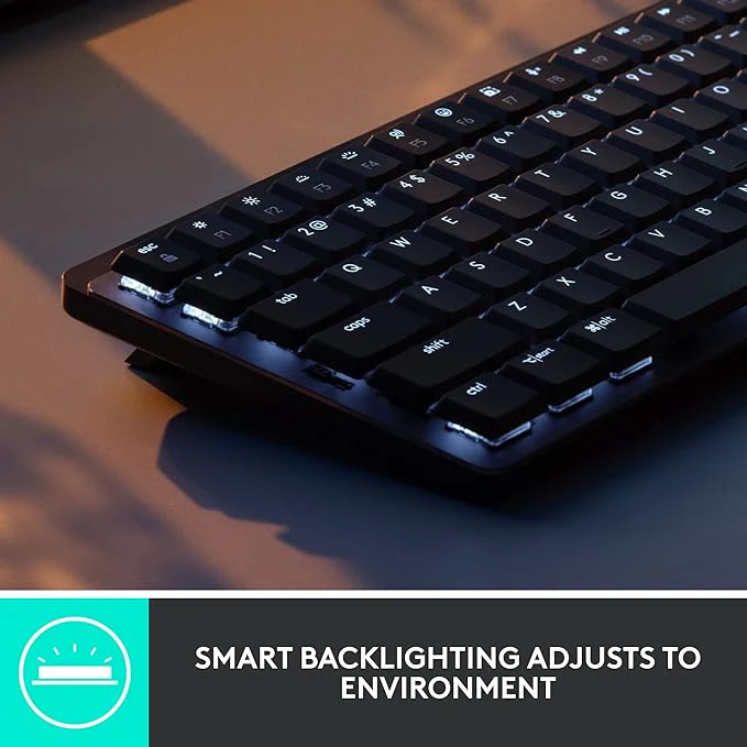 Logitech MX Mechanical Mini Wireless Gaming Keyboard Graphite - Image 6