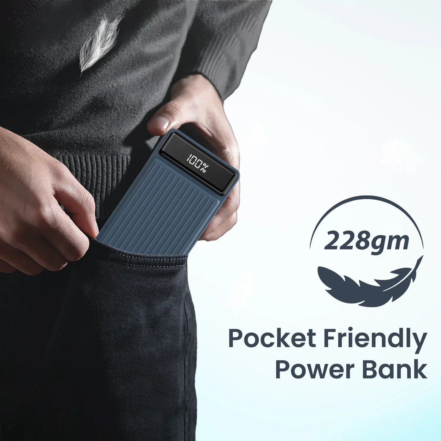 PORTRONICS Luxcell B Powerbank 10000 mAH | BIS Certified | Compact |Dual Port - Image 12