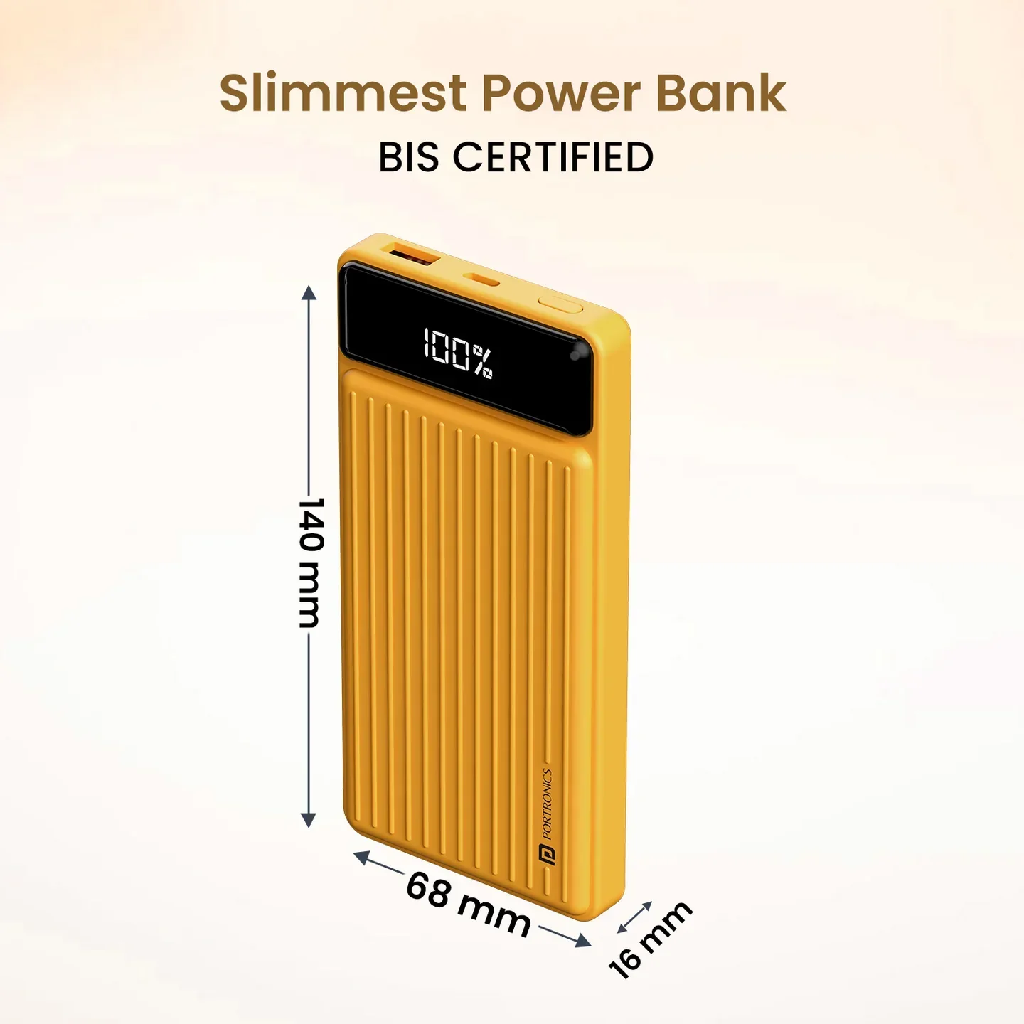 PORTRONICS Luxcell B Powerbank 10000 mAH | BIS Certified | Compact |Dual Port - Image 14