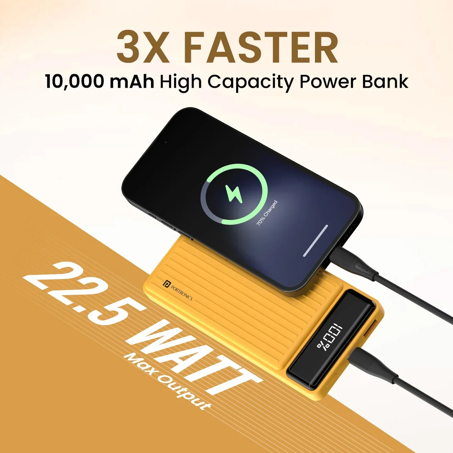 PORTRONICS Luxcell B Powerbank 10000 mAH | BIS Certified | Compact |Dual Port - Image 16