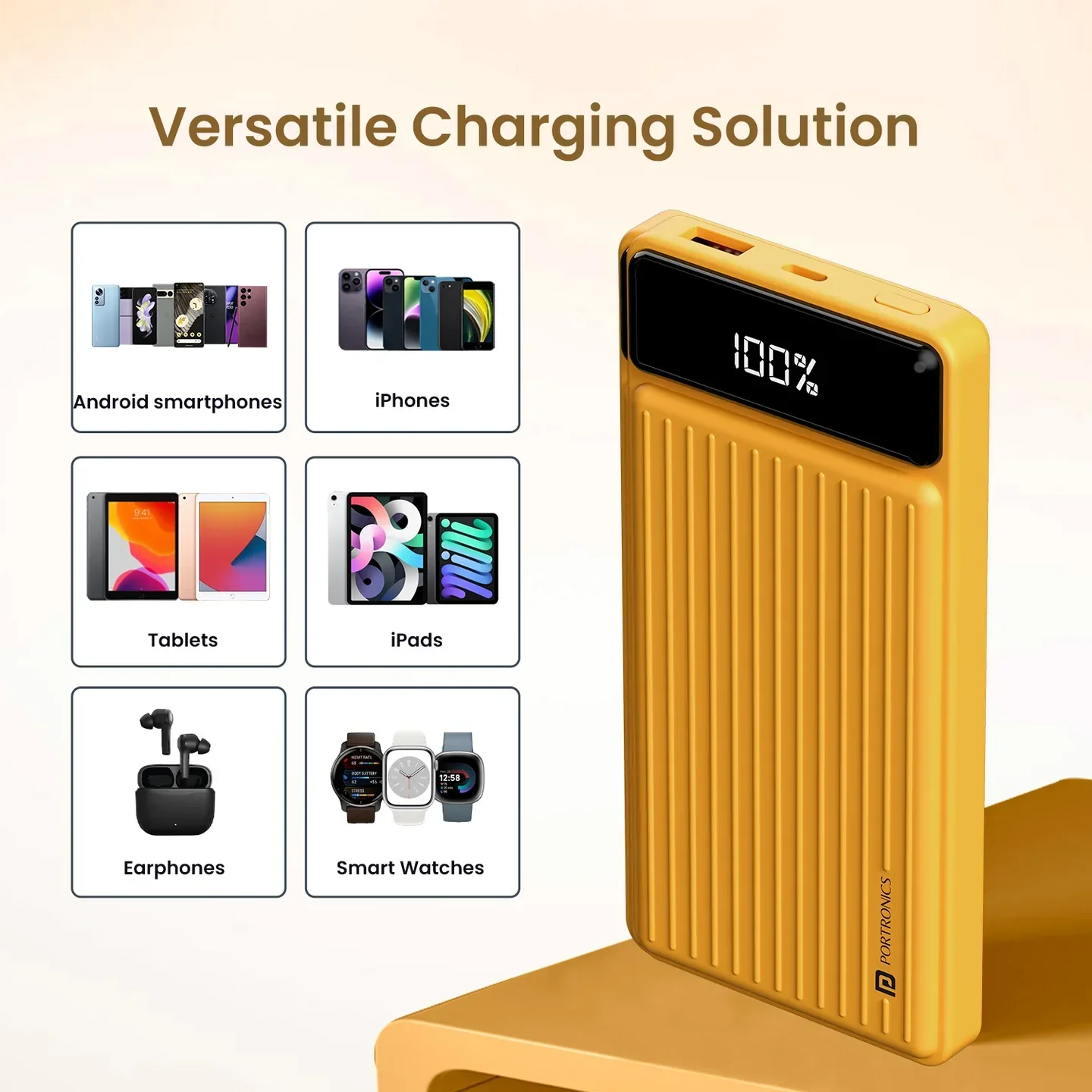 PORTRONICS Luxcell B Powerbank 10000 mAH | BIS Certified | Compact |Dual Port - Image 17