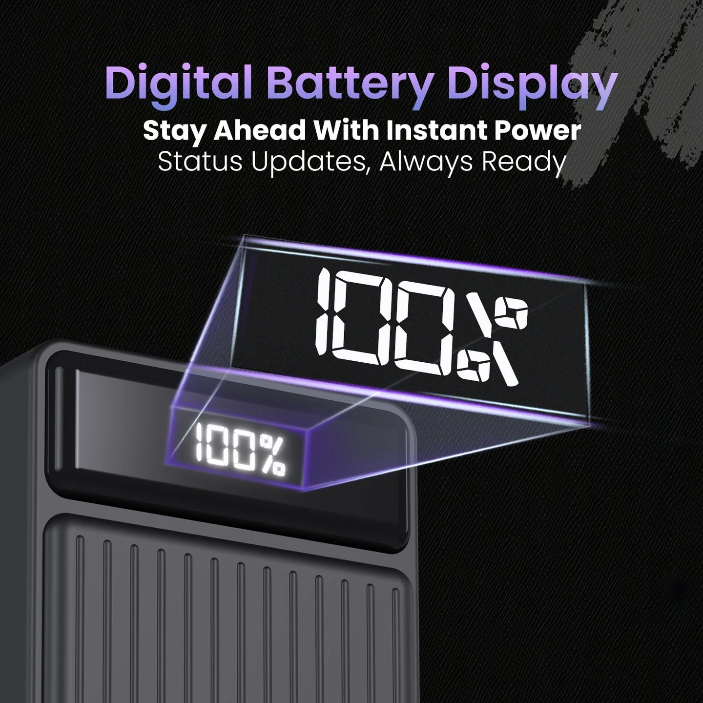 PORTRONICS Luxcell B 20 K Powerbank 22.5 Watt High-Speed Charging | LED Battery Indicator | Type C port - Image 19