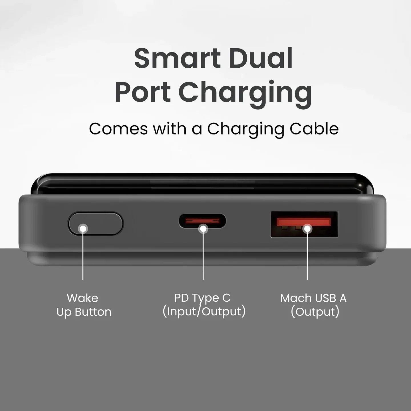 PORTRONICS Luxcell B Powerbank 10000 mAH | BIS Certified | Compact |Dual Port - Image 42