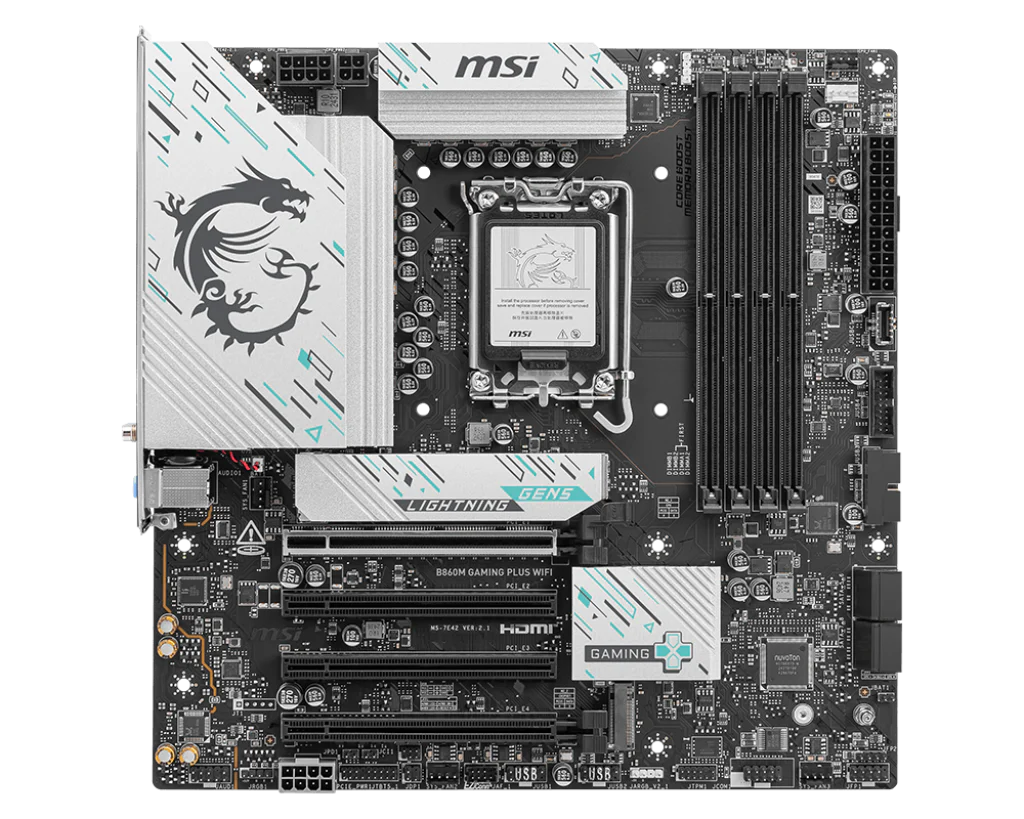 MSI B860M GAMING PLUS WIFI Motherboard - Image 2